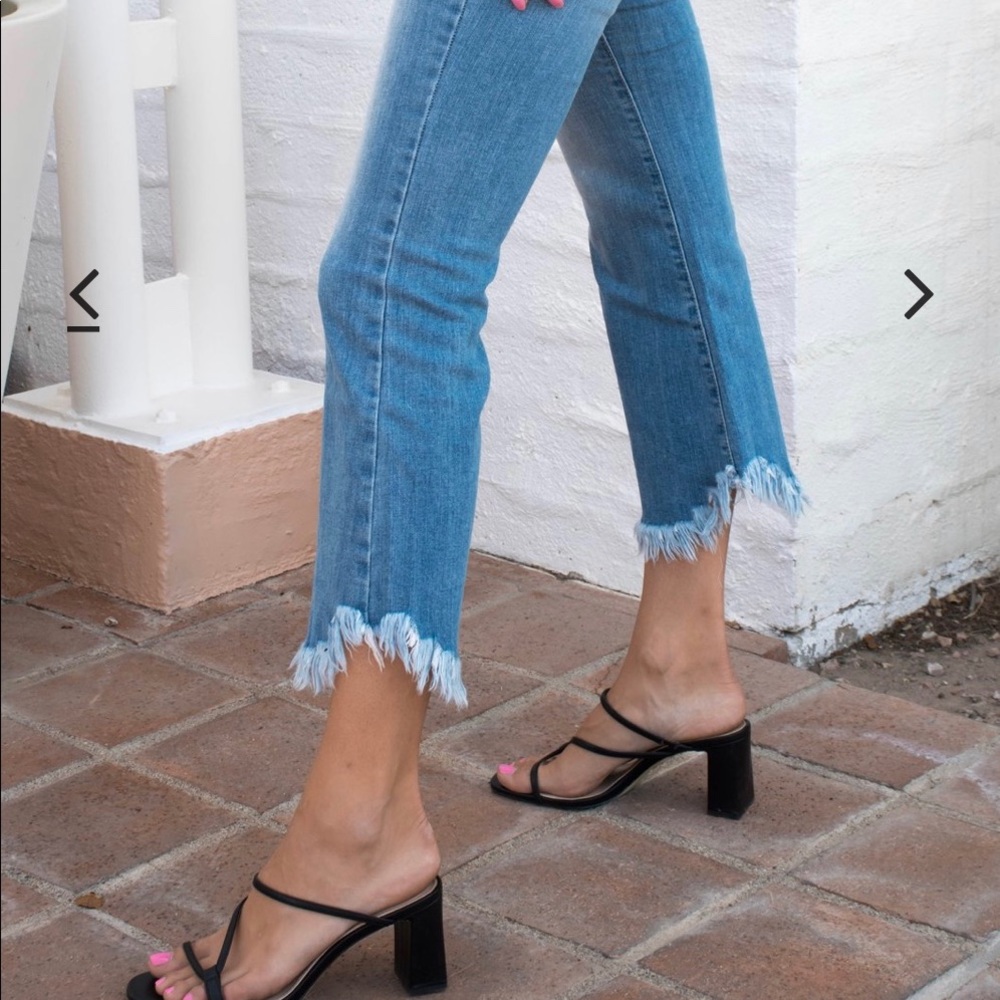 Just Black ‘Cropped Flare Denim’ - Picture 3 of 5